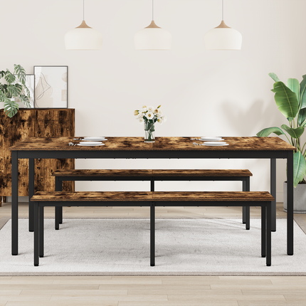 Matbord 200 x 100 x 75 cm Konstruerat trä Rektangulär