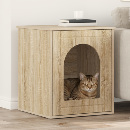 Katt hus Sonoma 53 x 52 x 62 cm Konstruerat trä