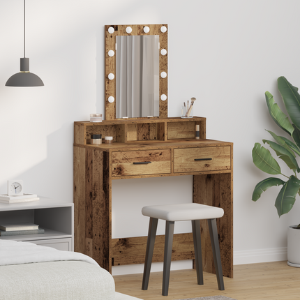 Smyckebord Brun 79 x 41 x 140 cm Konstruerat trä