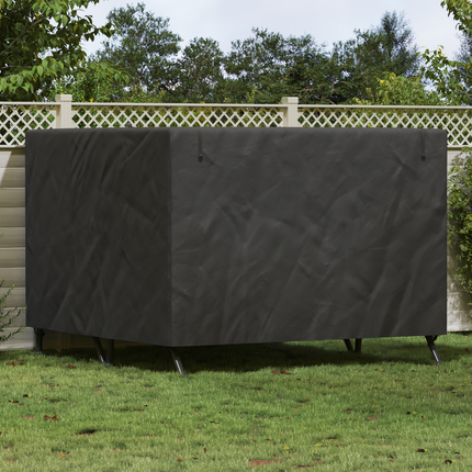Skydd för utomhusgunga Svart 250 x 250 x 160 cm 420D Oxford Tyg