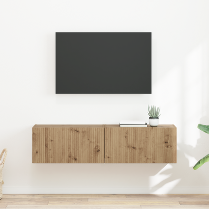 TV Vägghylla 2 st Artisan Ek Konstruerat trä