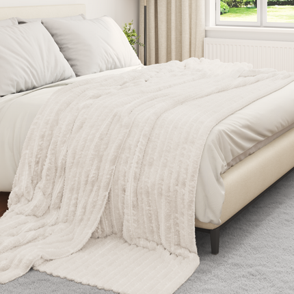 Filtar 6 st Kräm 270 x 240 cm 9.51 Fleece