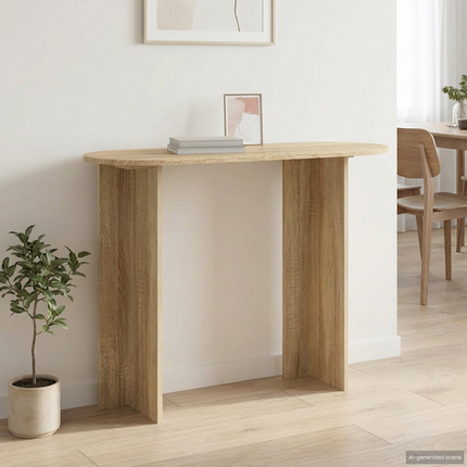 Konsolbord Sonoma-ek 100 x 39,5 x 75 cm Konstruerat trä