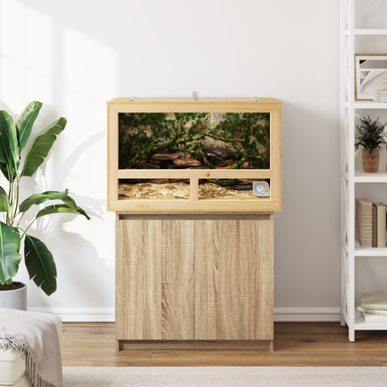 Terrarium Brun 80 x 50 x 50 cm OSB