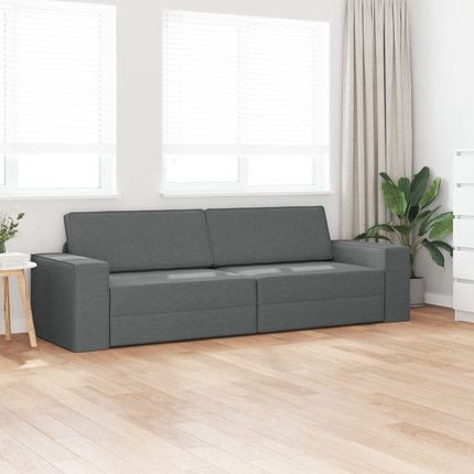 Soffsäng Mörkgrå 245 x 78 x 77 cm tyg