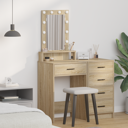 Smyckebord Brun 50 x 41 x 140 cm Konstruerat trä