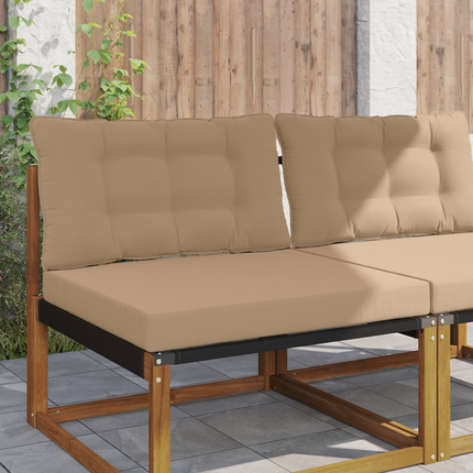 Utomhus Soffa Kudde Polyester Taupe 80 x 68,5 x 8 cm