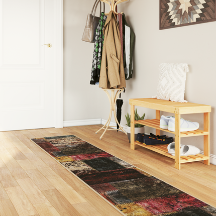 Mattlöpare MARSA Flerfärgsdesign 50 x 350 cm Polyester och PVC