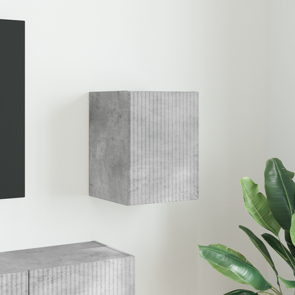 TV Vägghylla 30 x 31 x 40 cm Betong Konstruerat trä