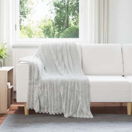 Kastfilt Grå 150 x 130 cm Fleece
