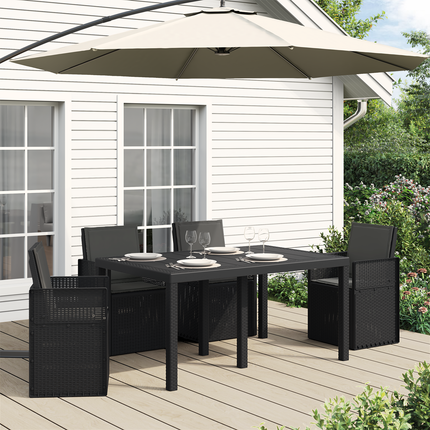 Sitt- och Ryggkuddar Polyester Antracit 47 x 45 x 2 cm