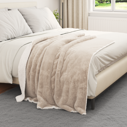 Kastfilt Beige 130 x 150 cm 1 Fleece