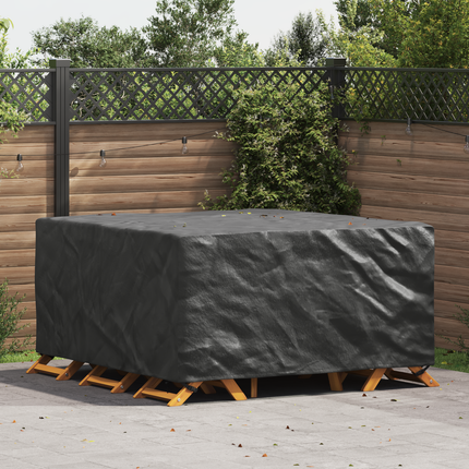 Möbelöverdrag Enfärgad Svart 180 x 190 x 85 cm 600D