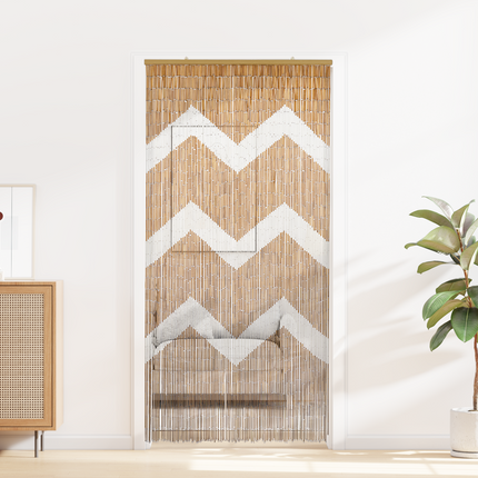 Insektsdörrgardin flerfärgad 200 x 100 cm Bambu
