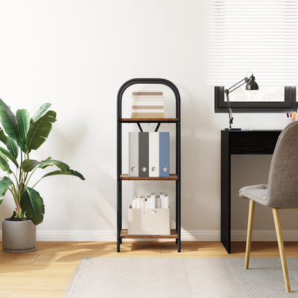 Hyllsystem 3 nivåer 40 x 30 x 109 cm Konstruerat trä