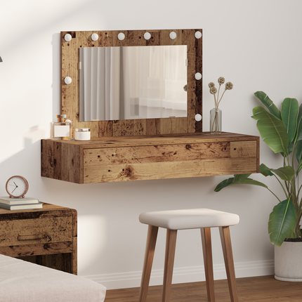 Smyckebord Brun 100 x 40 x 70 cm Konstruerat trä