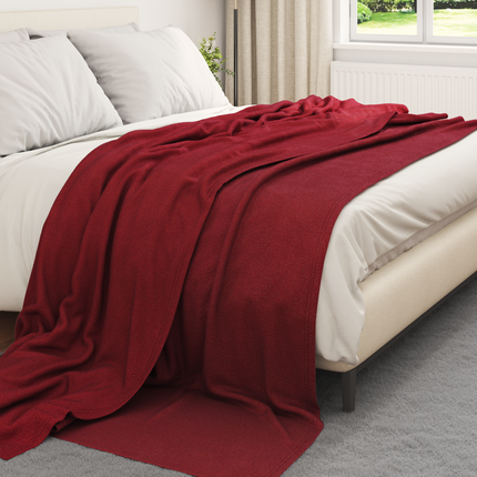 Filtar 24 st Bordeaux Röd 270 x 240 cm 21.67 Fleece