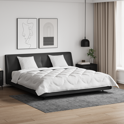 All-säsong Duvet med kudde 3 st Vit Mikrofiber