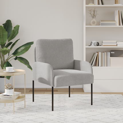 Soffor med kudde 55cm Ljusgrå Plywood