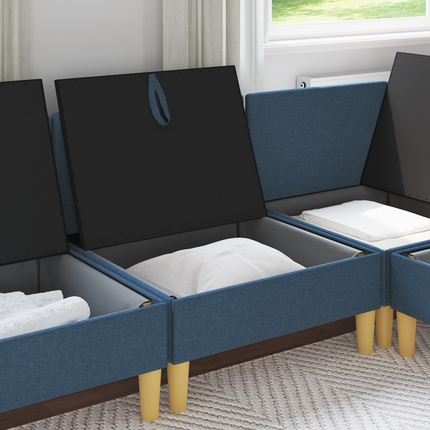 Soffa med förvaring Tyg