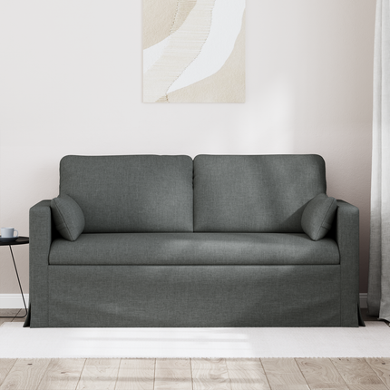 Soffa Mörkgrå 158 x 78 x 80 cm tyg