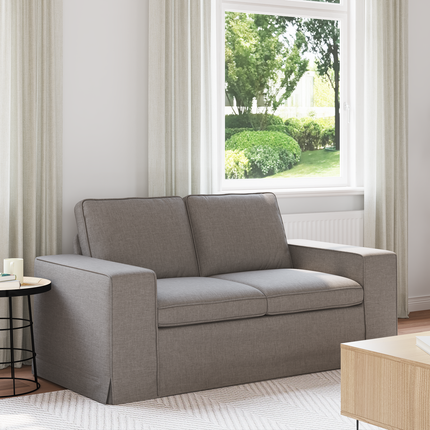 Soffa Taupe 162 x 80 x 82 cm tyg