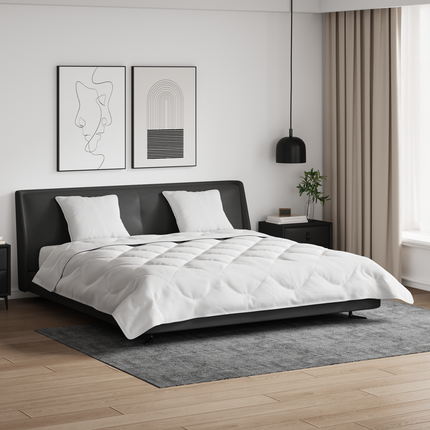Sommar Duvet med kudde 3 st Vit Mikrofiber