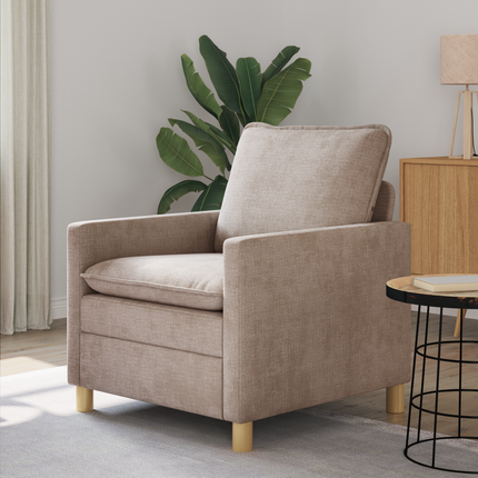 Soffa Beige 76 x 81 x 87,5 cm Polyester