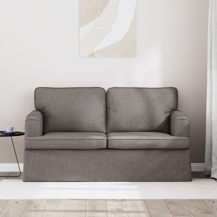 Soffa Taupe 144 x 80 x 85 cm tyg