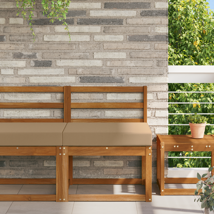 Utomhus Soffa Kudde Taupe 60 x 60 x 8 cm Polyester