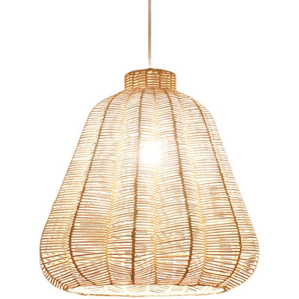 Art Japanese Zen Rattan Chandelier