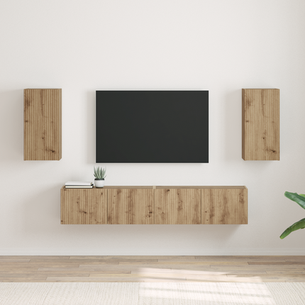 TV Vägghylla 2 st Artisan Ek Konstruerat trä
