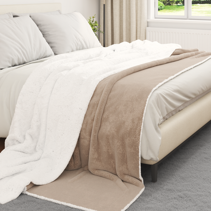 Kastfilt Kamel 220 x 240 cm 2.67 Fleece