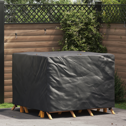 Möbelöverdrag Svart 125 x 125 x 74 cm 210D Oxford Tyg