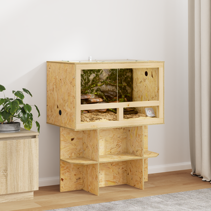 Terrarium Brun 80 x 50 x 50 cm OSB