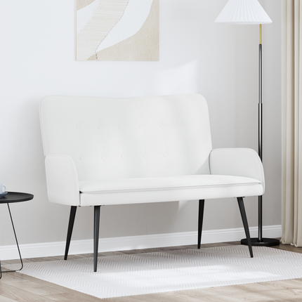 2-sits soffa Vit 115 x 61 x 87 cm Tyg