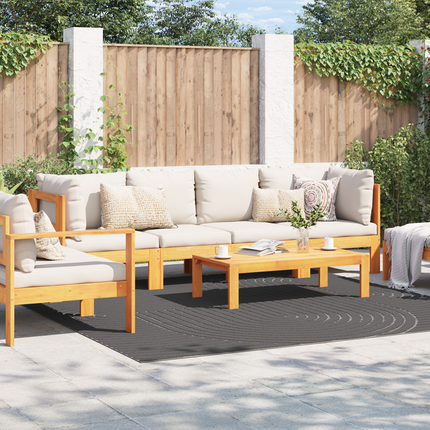 Områdesmattor Fyrkantig PALMERAS Antracit 240 x 240 cm