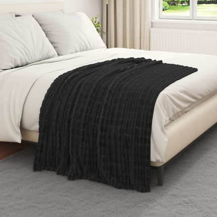 Filtar 6 st Svart 150 x 130 cm 2.75 Fleece
