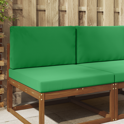 Utomhus Soffa Kudde Polyester Grön 80 x 80 x 8 cm