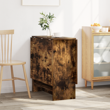 Matbord 138 x 70 x 73,5 cm Konstruerat trä Rökt ek Rektangulär