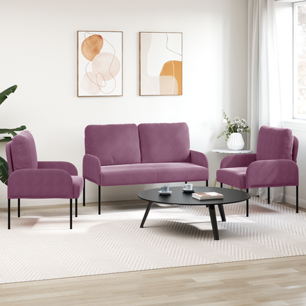Soffgrupper 3 st Lila Plywood