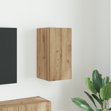 TV Vägghylla 30 x 31 x 60 cm Artisan Ek Konstruerat trä