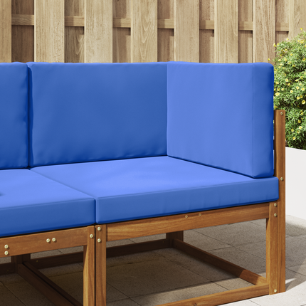 Utomhus Soffa Kudde Polyester Kungsblå 80 x 80 x 8 cm