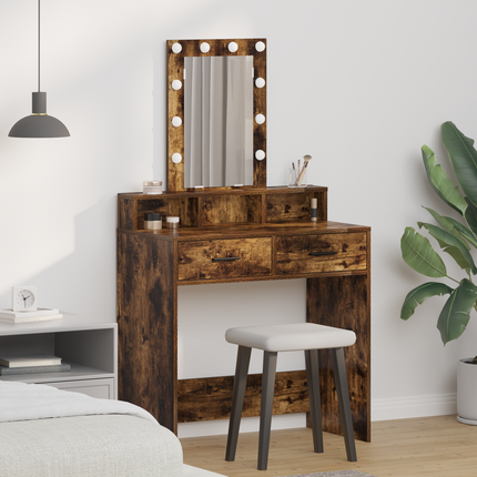 Smyckebord Brun 79 x 41 x 140 cm Konstruerat trä
