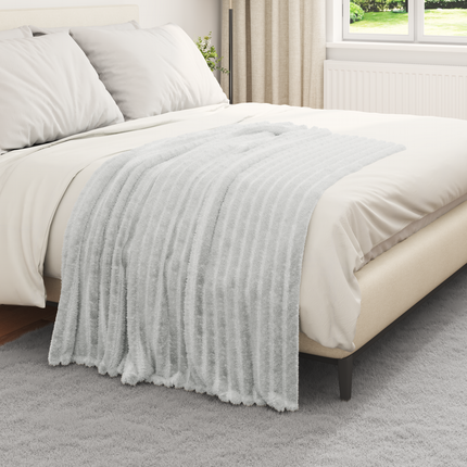 Kastfilt Grå 150 x 130 cm Fleece