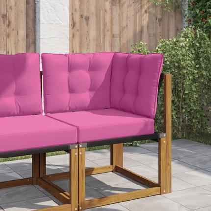 Utomhus Soffa Kudde Polyester Rosa 60 x 40 x 10 cm