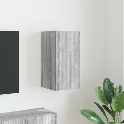 TV Vägghylla 30 x 31 x 60 cm Grå Sonoma Konstruerat trä