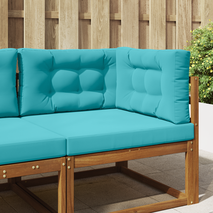 Utomhus Soffa Kudde Polyester Turkos 80 x 80 x 8 cm