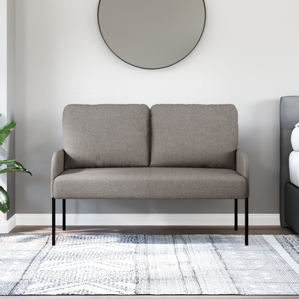 Soffor med kudde 110cm Taupe Plywood