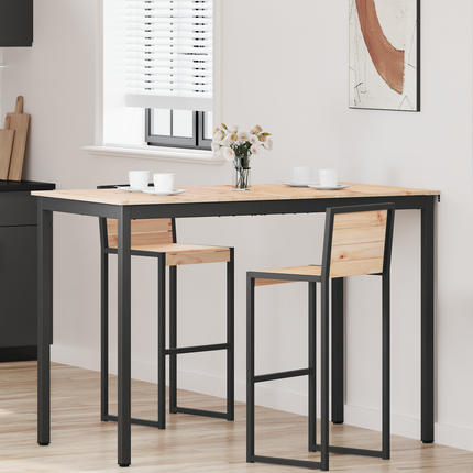 Barbord Naturfärg 150 x 80 x 105 cm Massiv furu